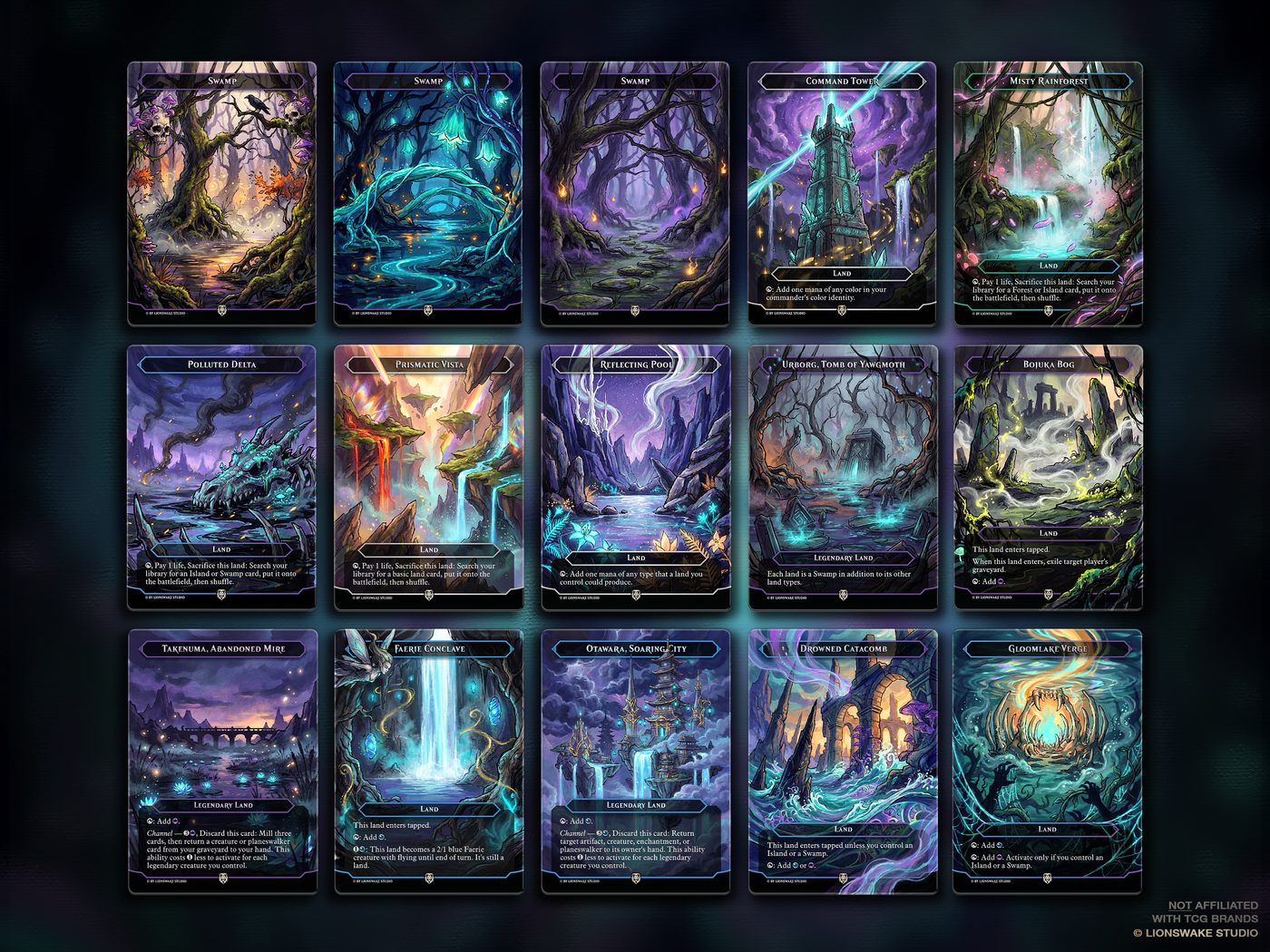 Alela Faerie Commander Deck — original artwork, view 12