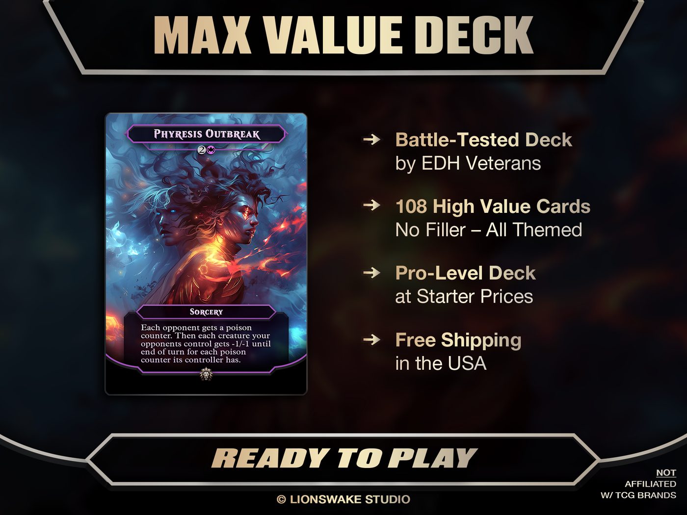 Atraxa Poison Commander Deck — original artwork, view 3
