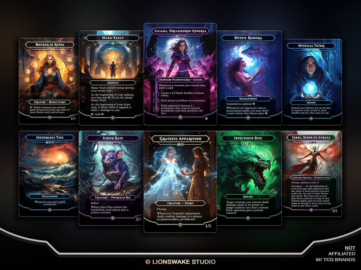 Atraxa Poison Commander Deck — original artwork, view 6