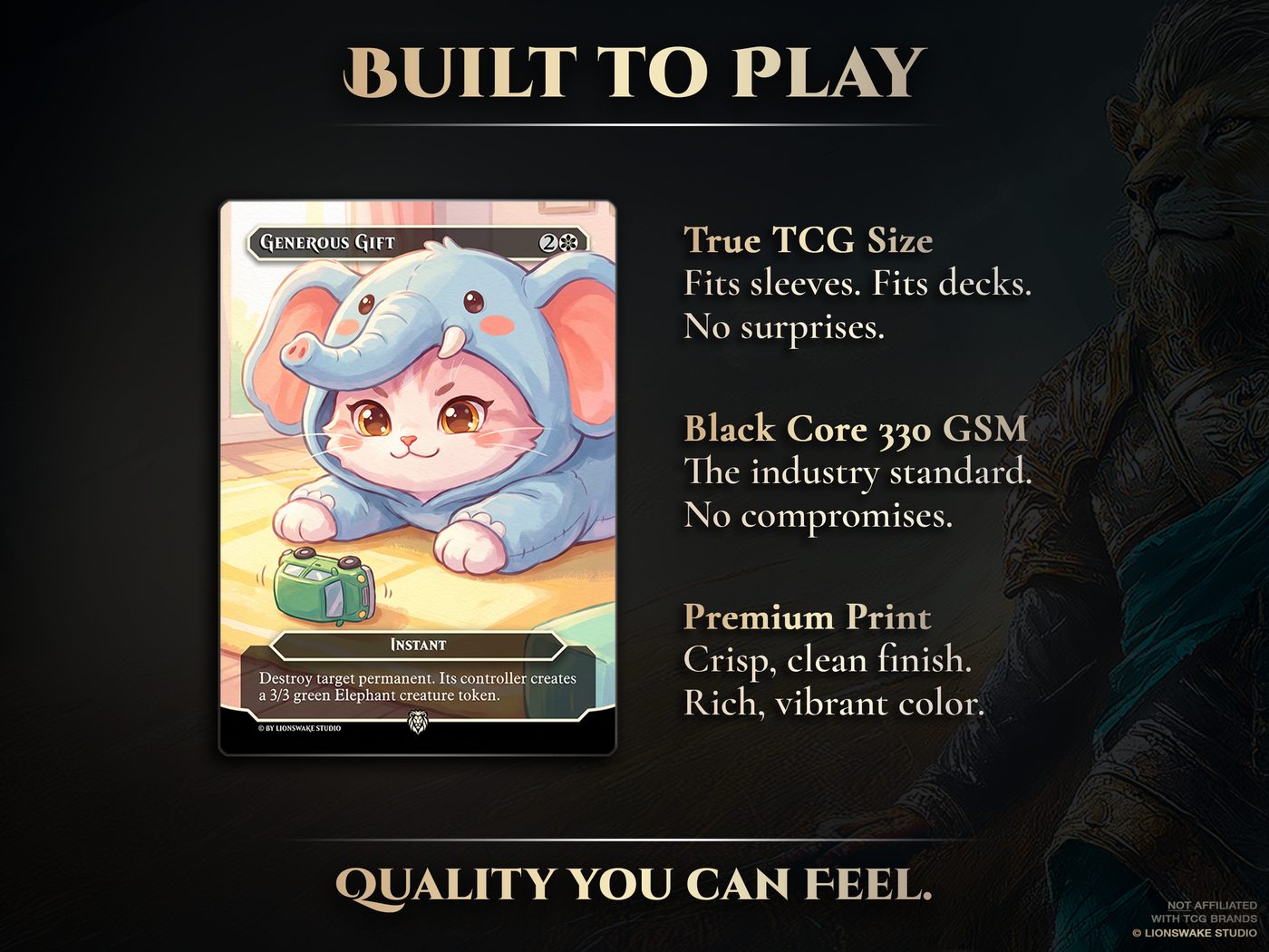 Rin & Seri Cats & Dogs Commander Deck — original artwork, view 9