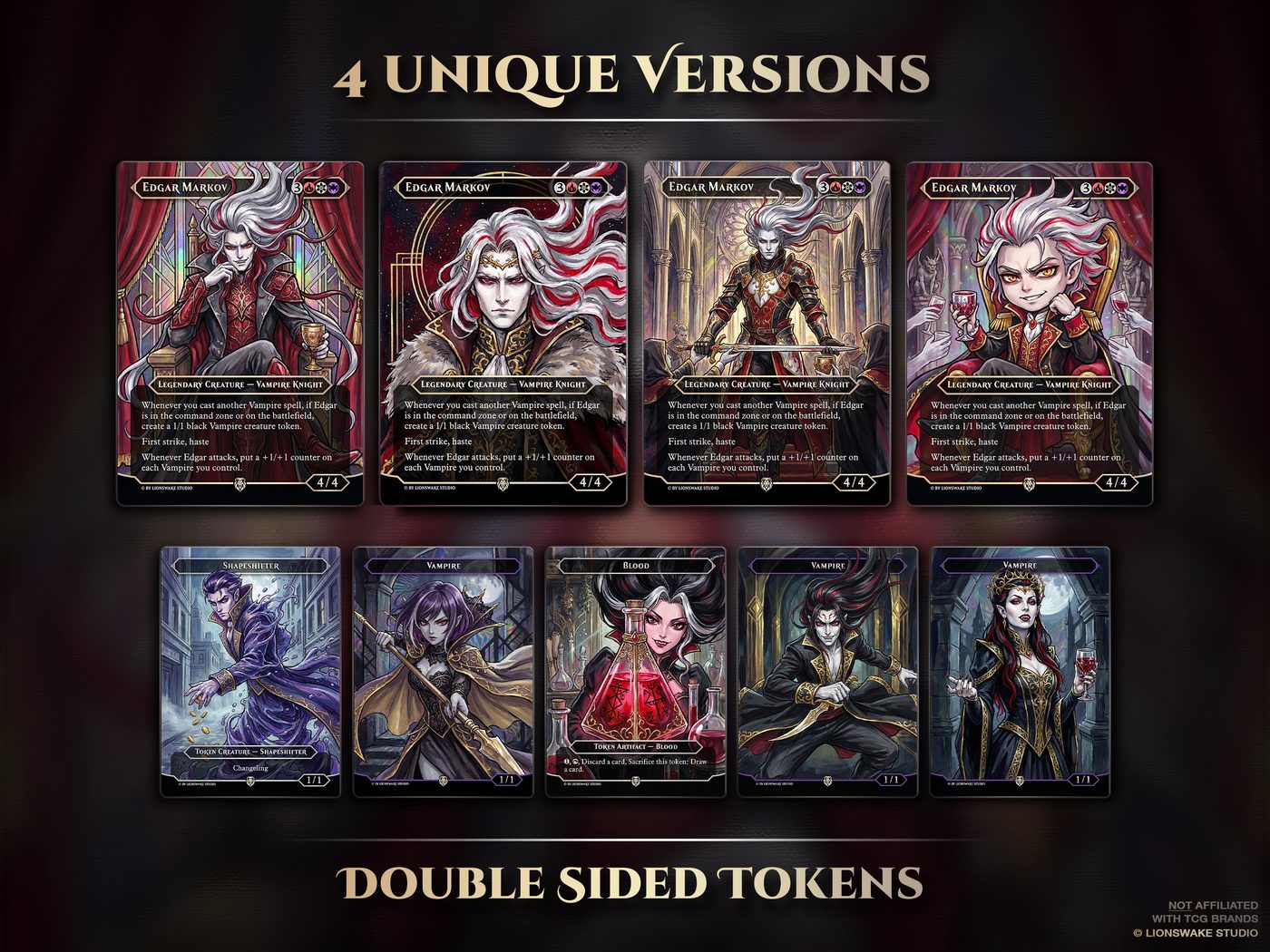 Edgar Markov Vampire Commander Deck — original artwork, view 2