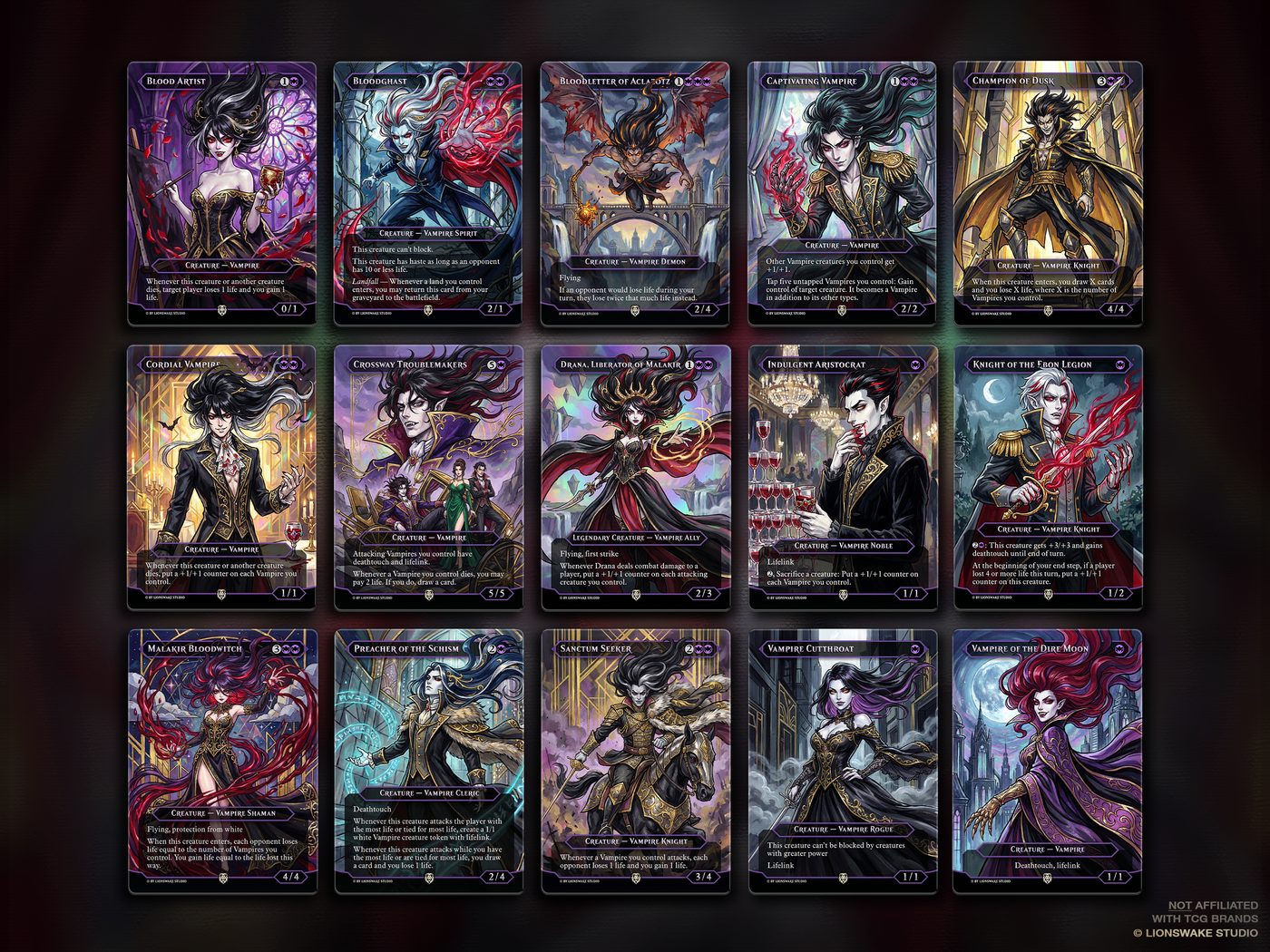Edgar Markov Vampire Commander Deck — original artwork, view 6