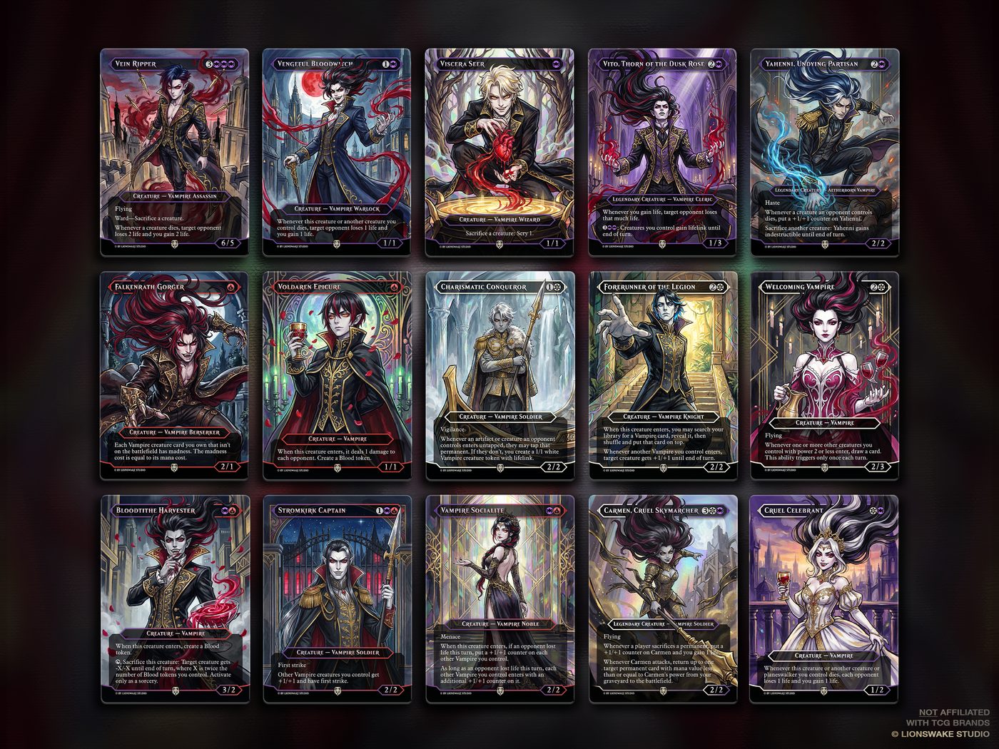 Edgar Markov Vampire Commander Deck — original artwork, view 7