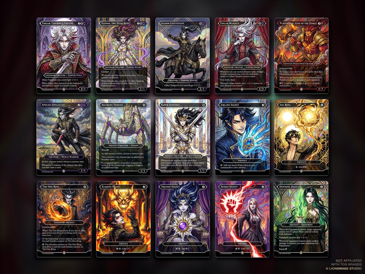 Edgar Markov Vampire Commander Deck — original artwork, view 8