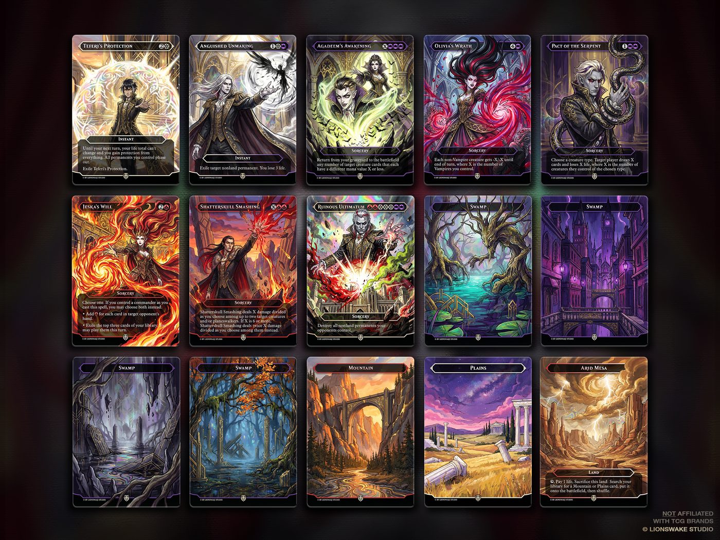 Edgar Markov Vampire Commander Deck — original artwork, view 11