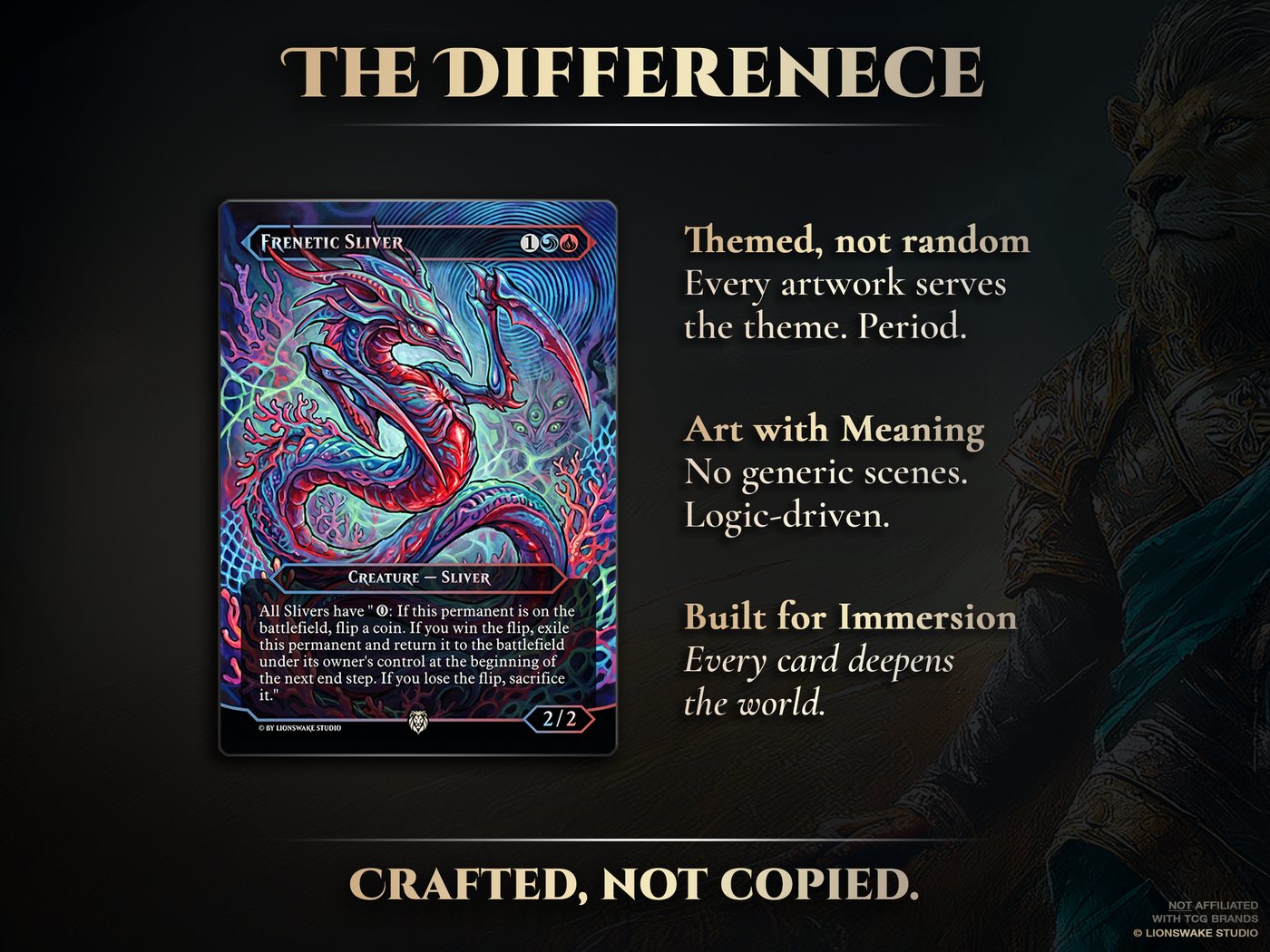 The First Sliver Commander Deck — original artwork, view 4