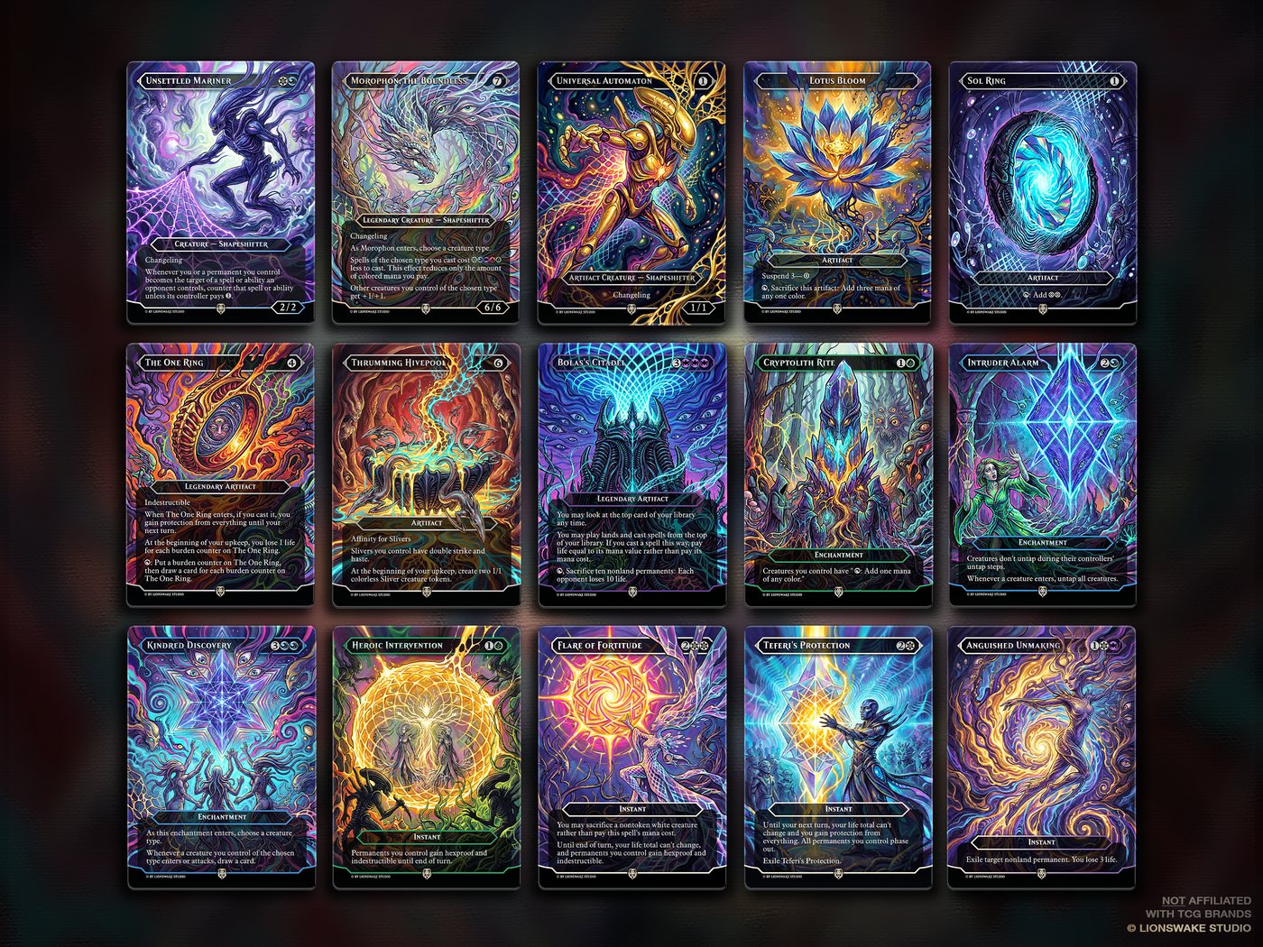 The First Sliver Commander Deck — original artwork, view 10