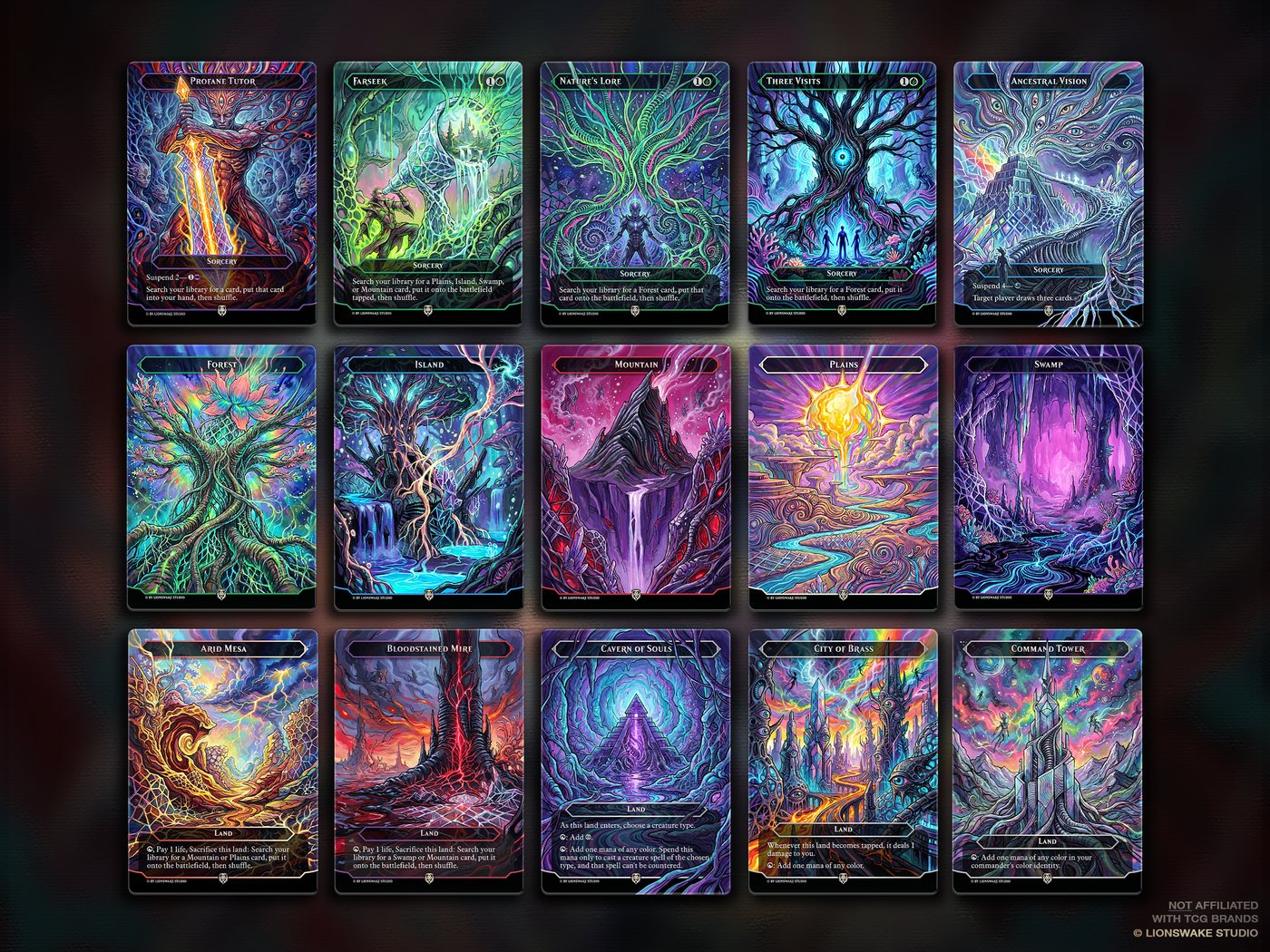 The First Sliver Commander Deck — original artwork, view 11