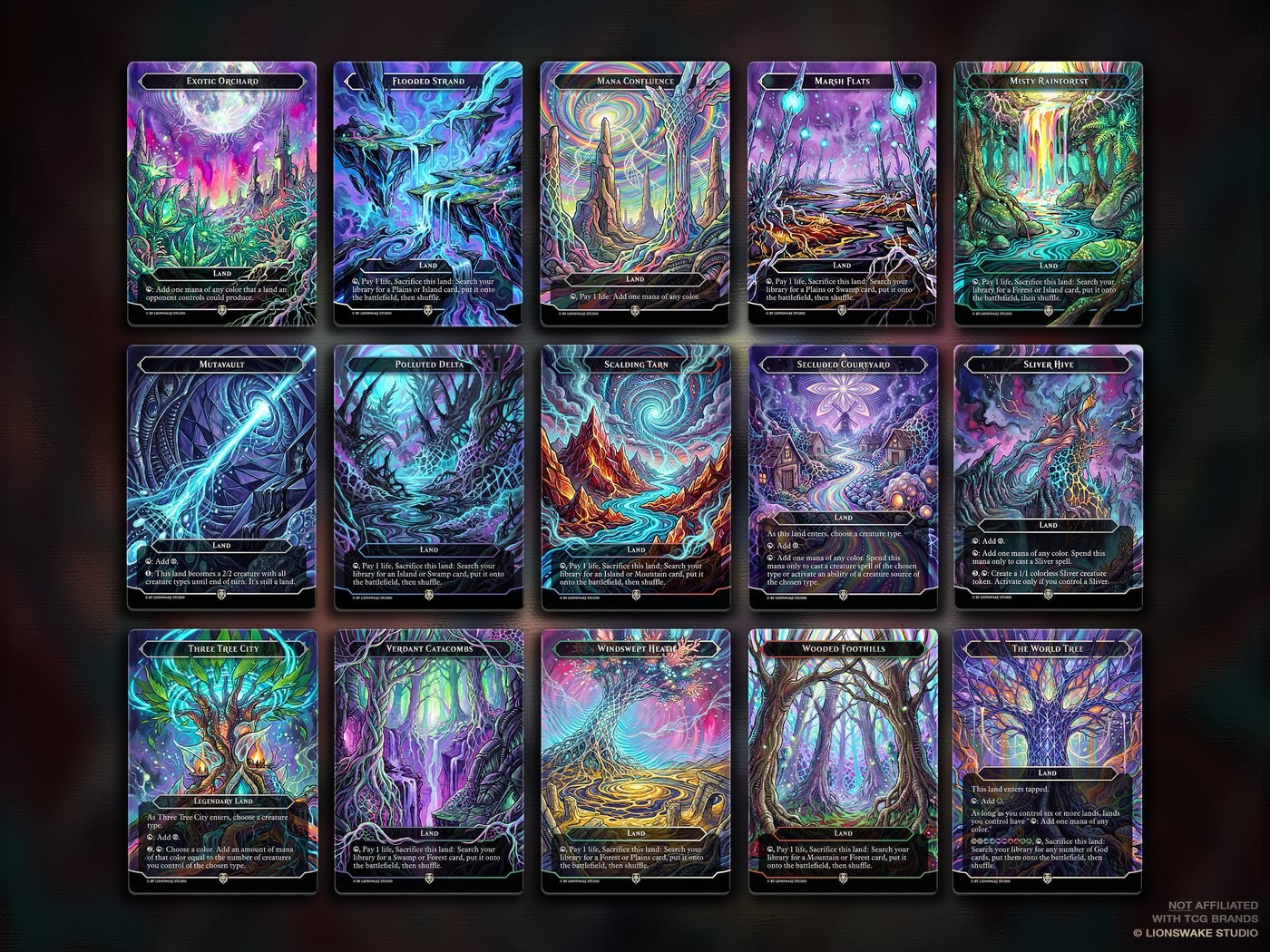The First Sliver Commander Deck — original artwork, view 12