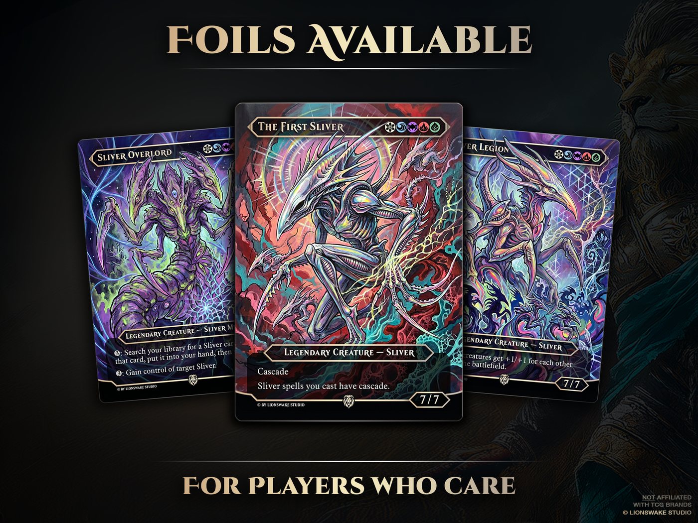 The First Sliver Commander Deck — original artwork, view 15