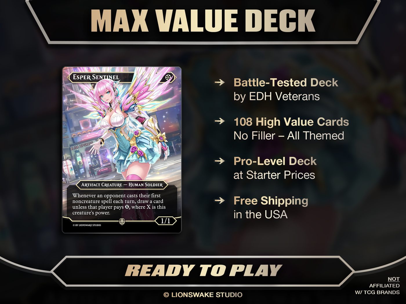 Giada Angel Aggro Commander Deck — original artwork, view 3