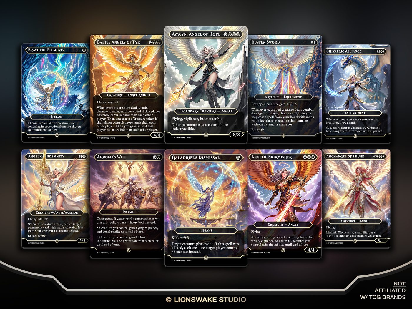 Giada Angel Aggro Commander Deck — original artwork, view 4