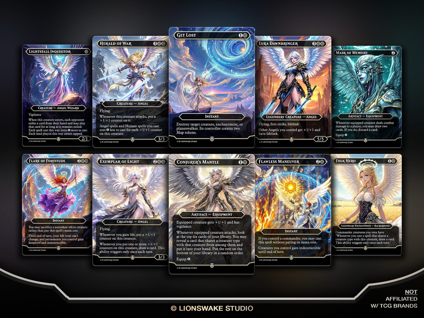Giada Angel Aggro Commander Deck — original artwork, view 5