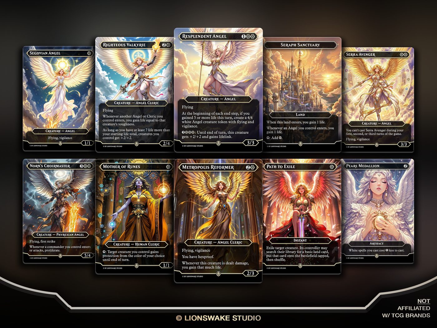 Giada Angel Aggro Commander Deck — original artwork, view 6