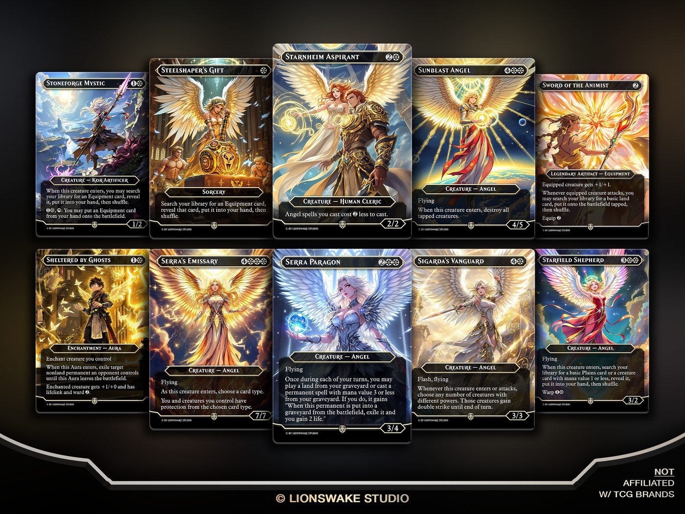 Giada Angel Aggro Commander Deck — original artwork, view 7