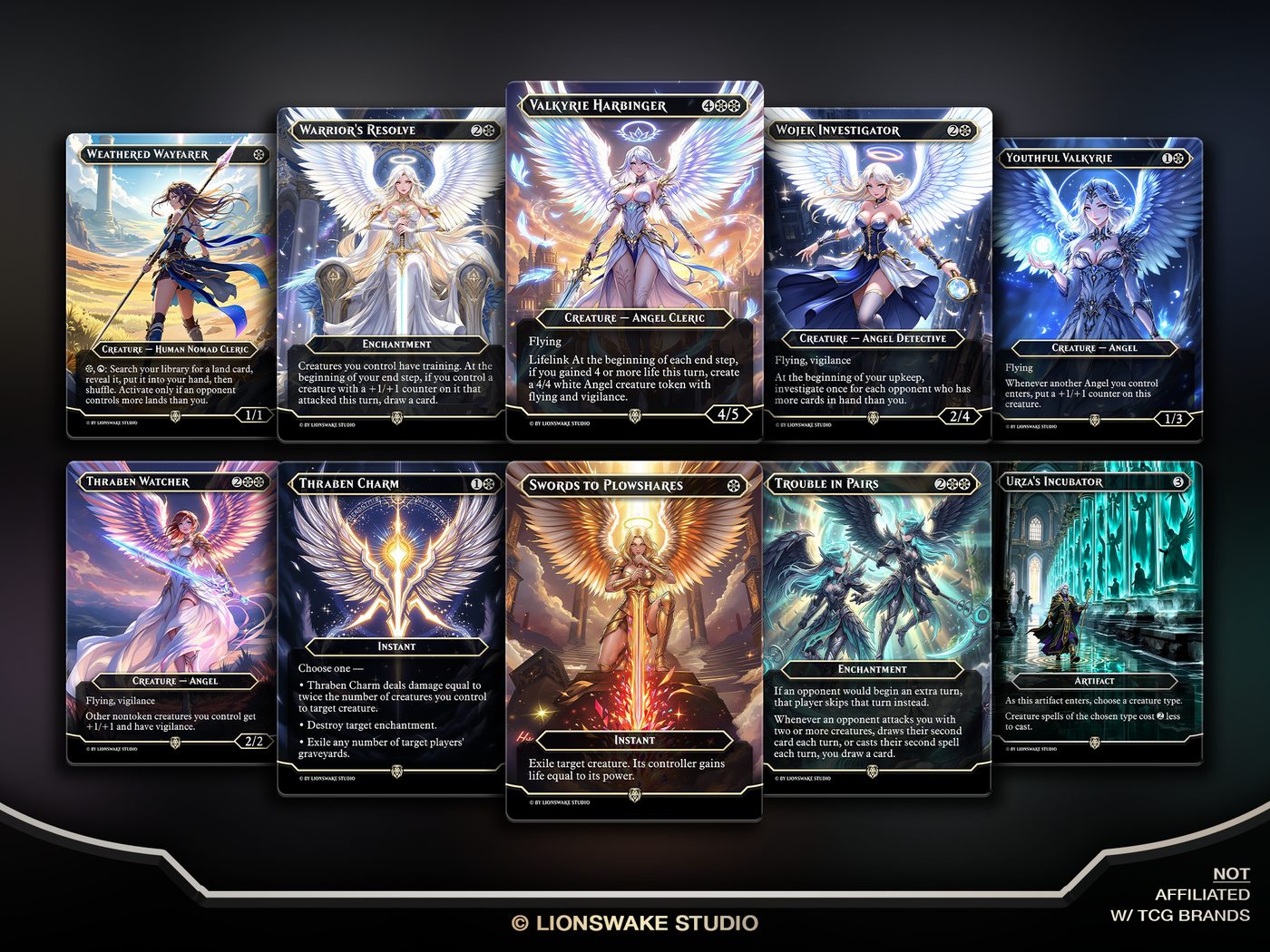 Giada Angel Aggro Commander Deck — original artwork, view 8