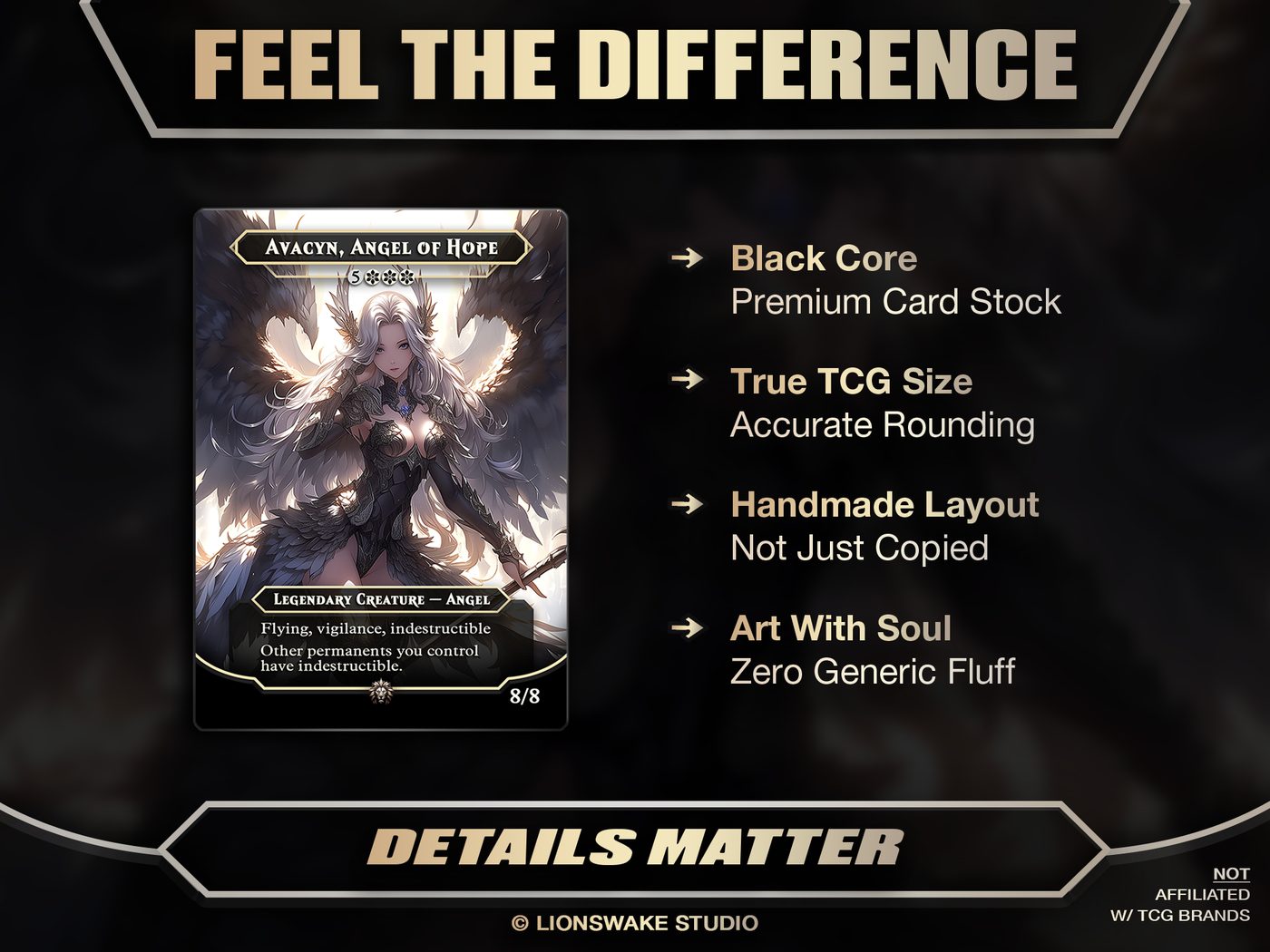 Giada Angel Lifegain Commander Deck — original artwork, view 2