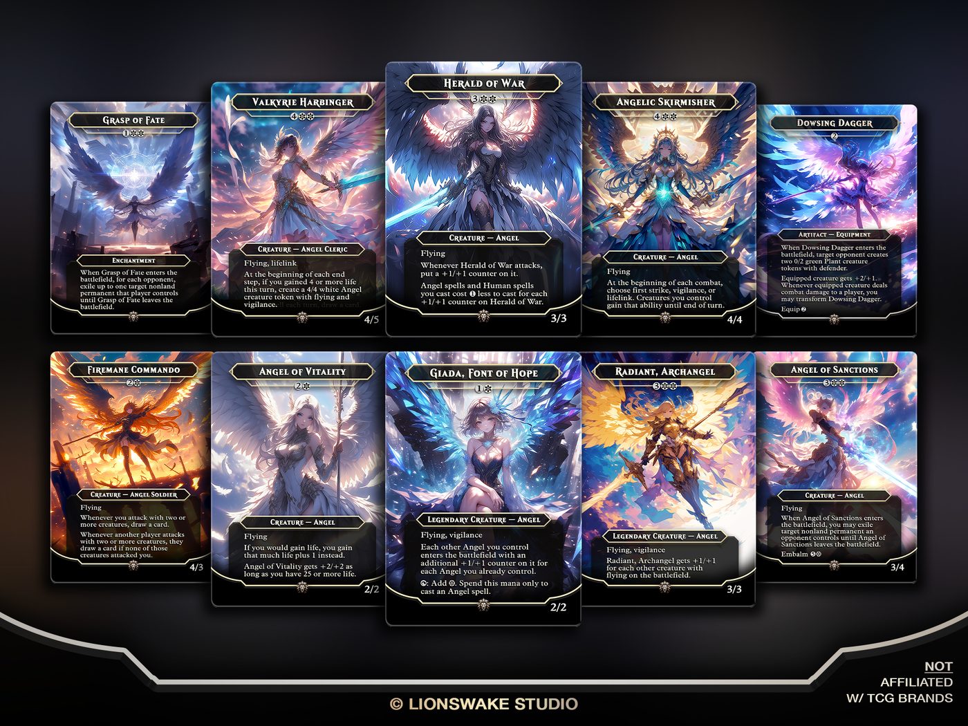 Giada Angel Lifegain Commander Deck — original artwork, view 4