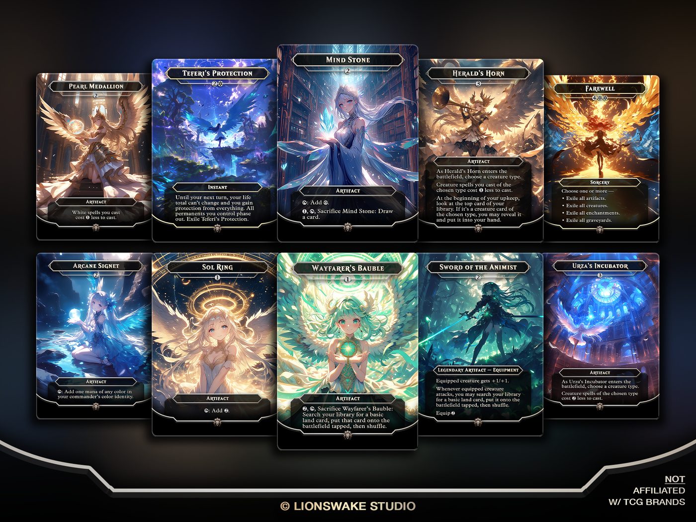 Giada Angel Lifegain Commander Deck — original artwork, view 5