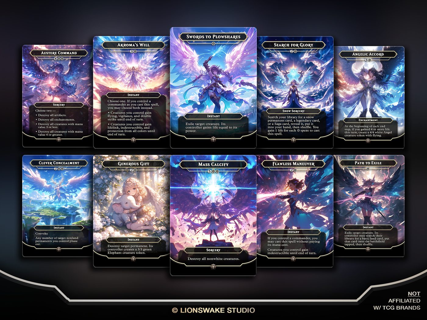 Giada Angel Lifegain Commander Deck — original artwork, view 6