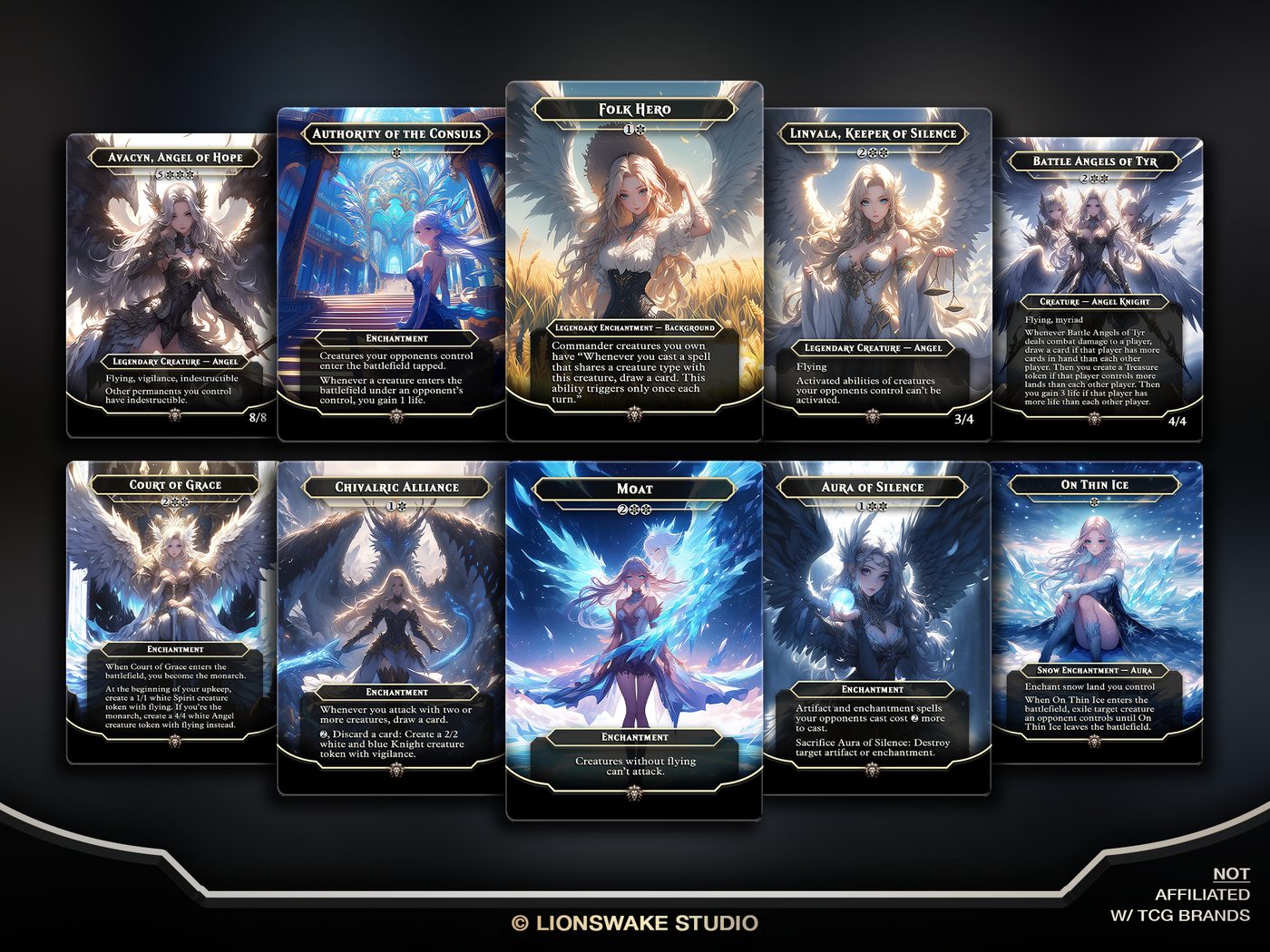 Giada Angel Lifegain Commander Deck — original artwork, view 7