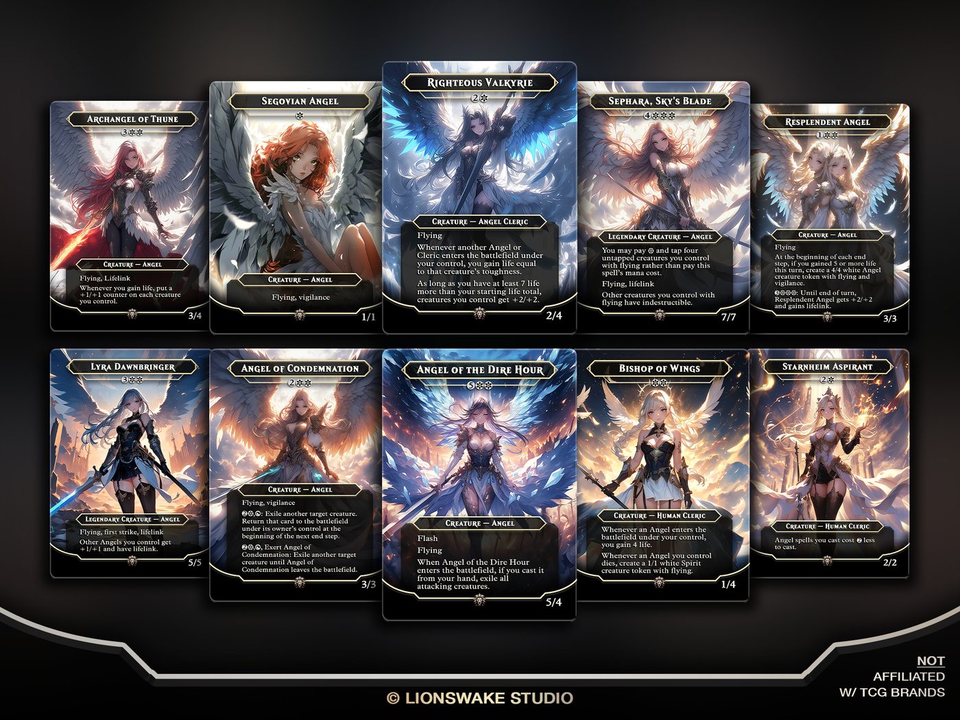 Giada Angel Lifegain Commander Deck — original artwork, view 8