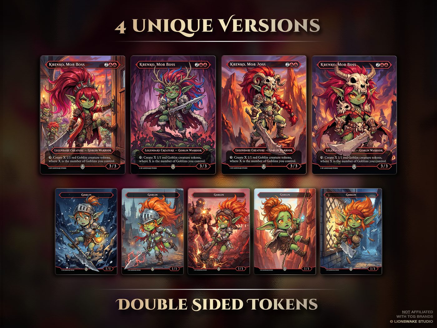 Krenko Goblin Commander Deck — original artwork, view 2