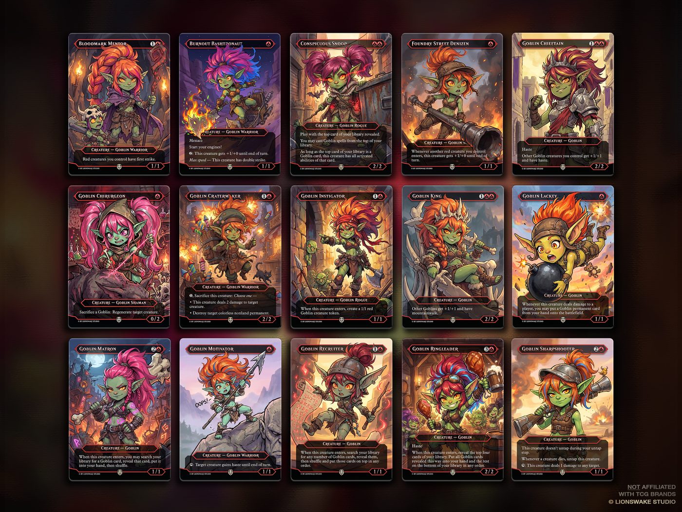 Krenko Goblin Commander Deck — original artwork, view 6