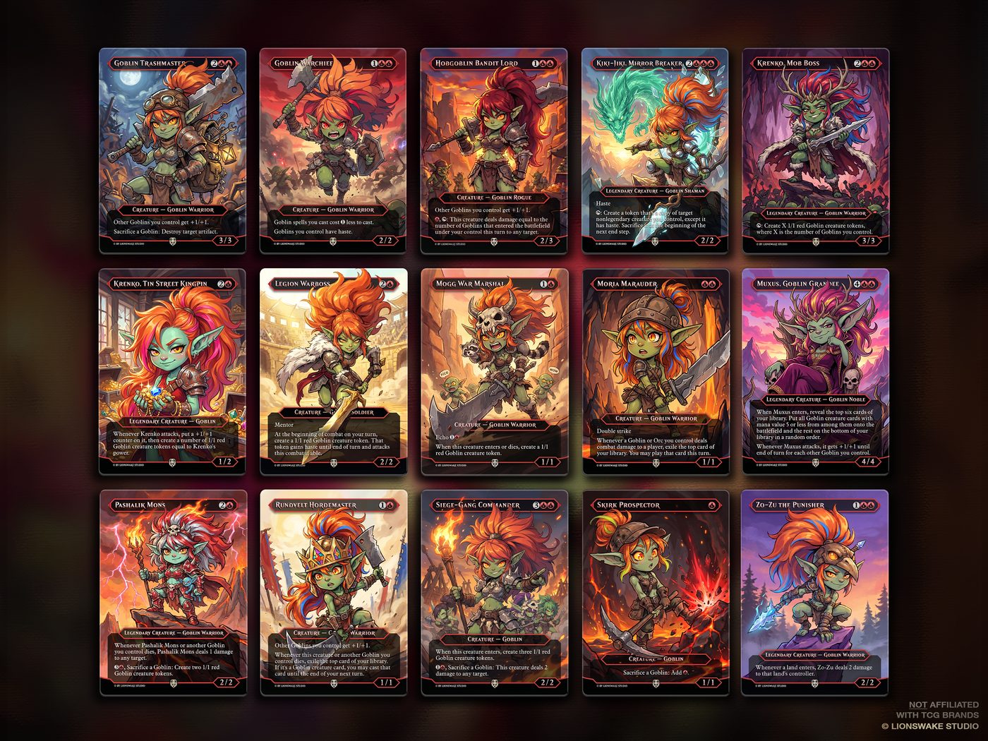 Krenko Goblin Commander Deck — original artwork, view 7