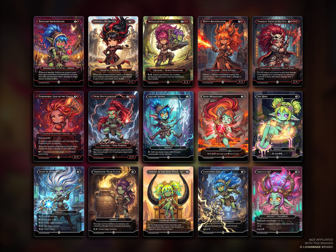 Krenko Goblin Commander Deck — original artwork, view 8