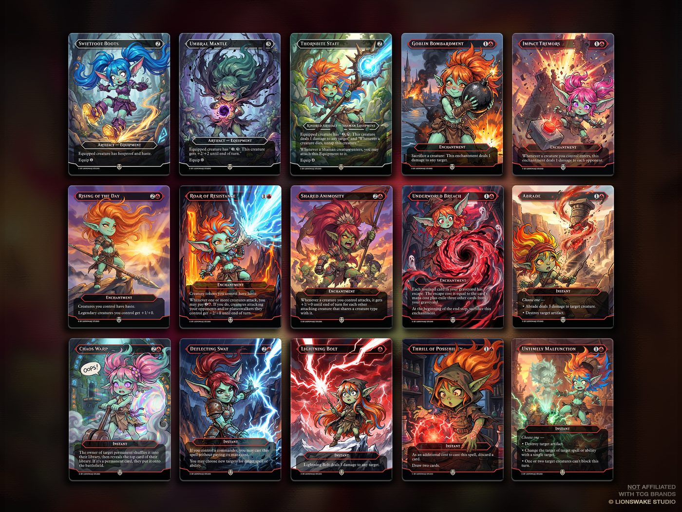 Krenko Goblin Commander Deck — original artwork, view 10