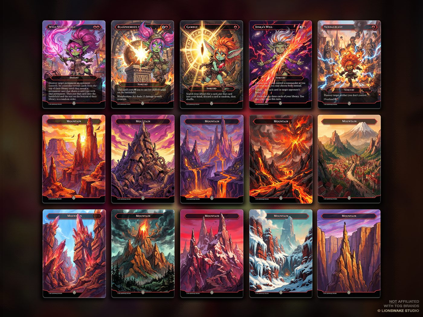 Krenko Goblin Commander Deck — original artwork, view 11
