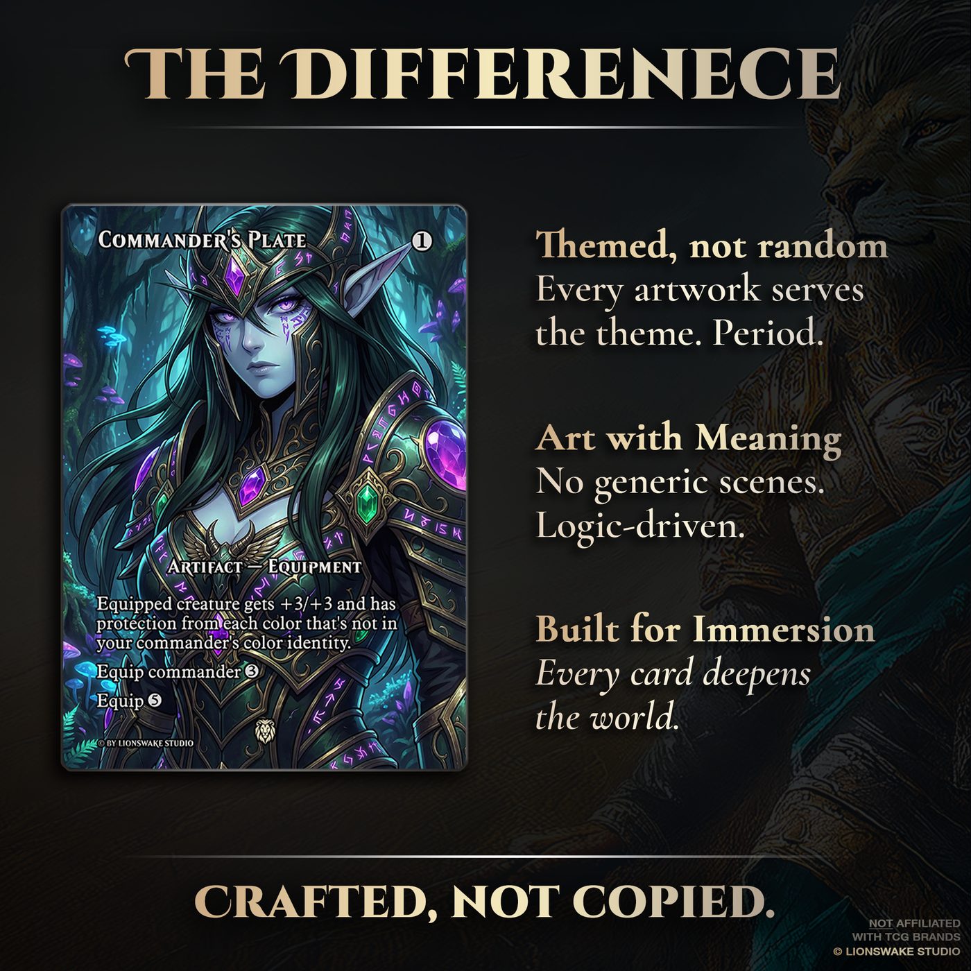 Lathril Elf Commander Deck — original artwork, view 4