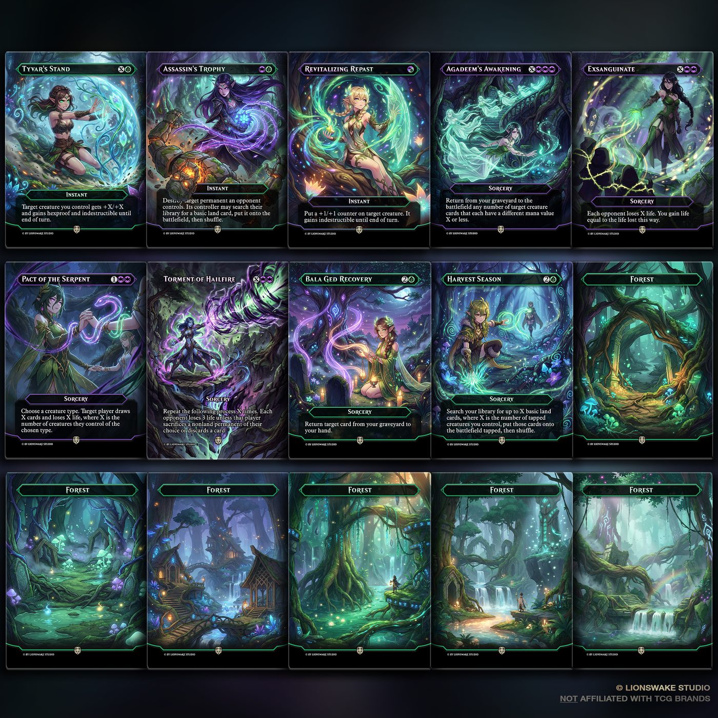 Lathril Elf Commander Deck — original artwork, view 12