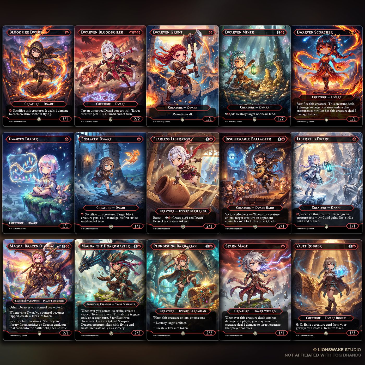 Magda Treasure Commander Deck — original artwork, view 8