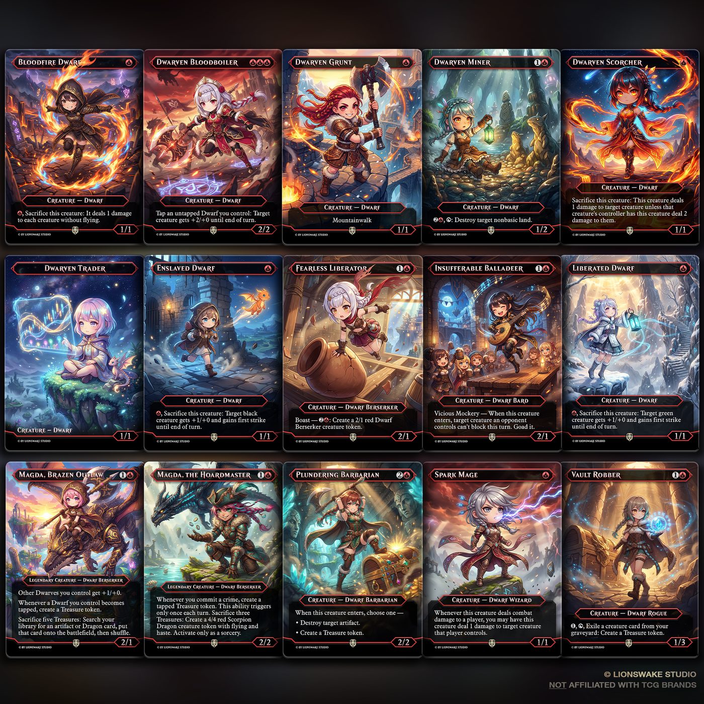 Magda Treasure Commander Deck — original artwork, view 9