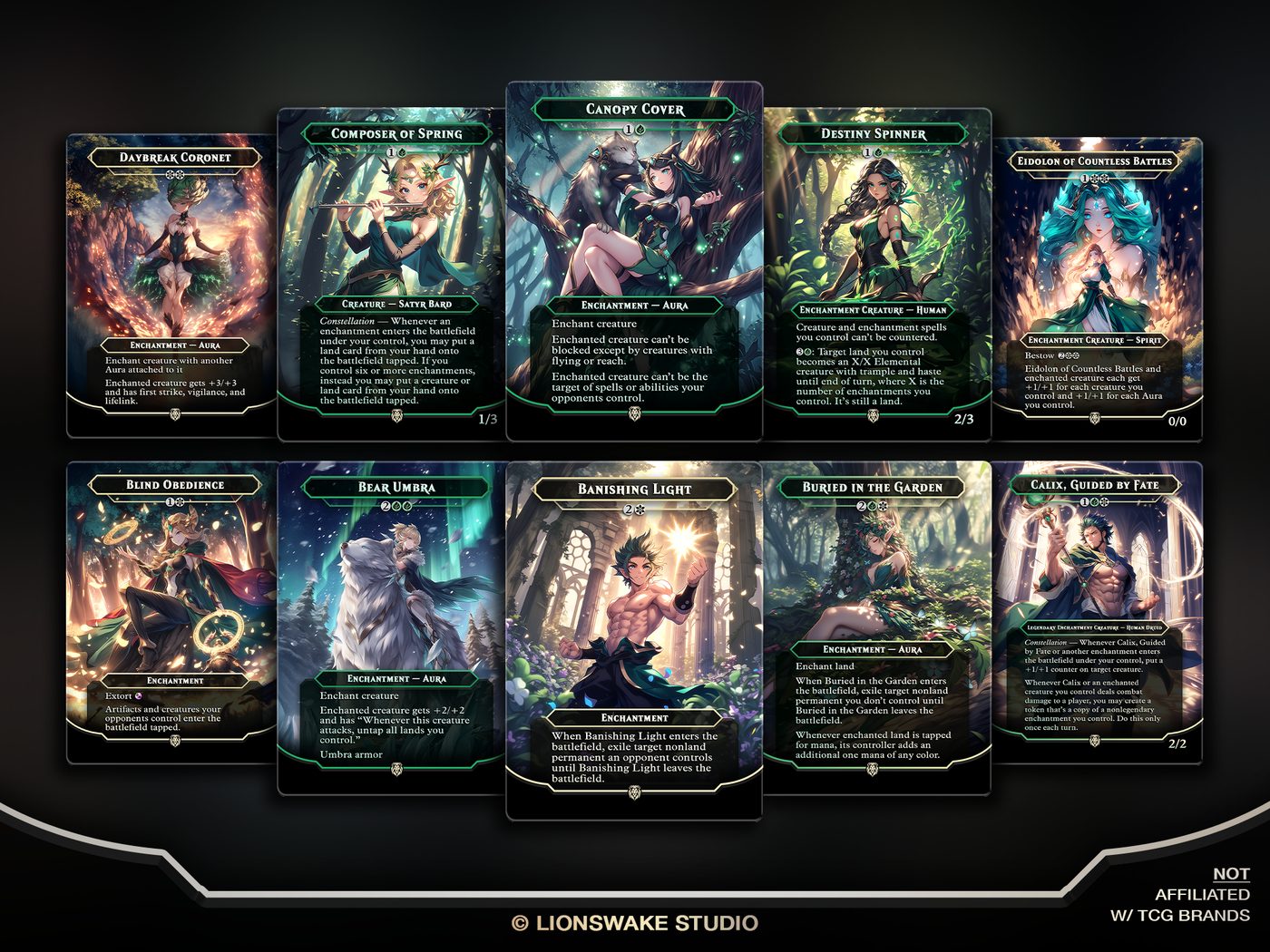 Sythis Enchantress Commander Deck — original artwork, view 5