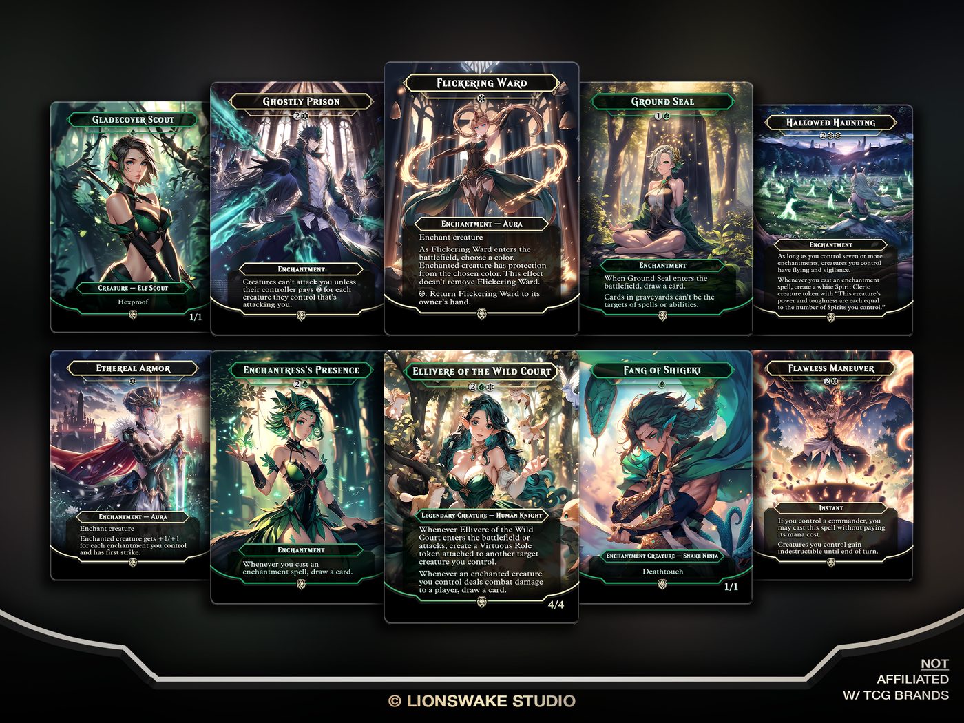 Sythis Enchantress Commander Deck — original artwork, view 6