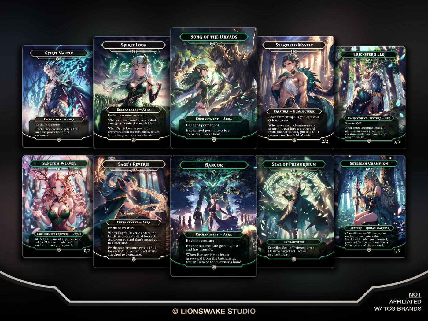 Sythis Enchantress Commander Deck — original artwork, view 8