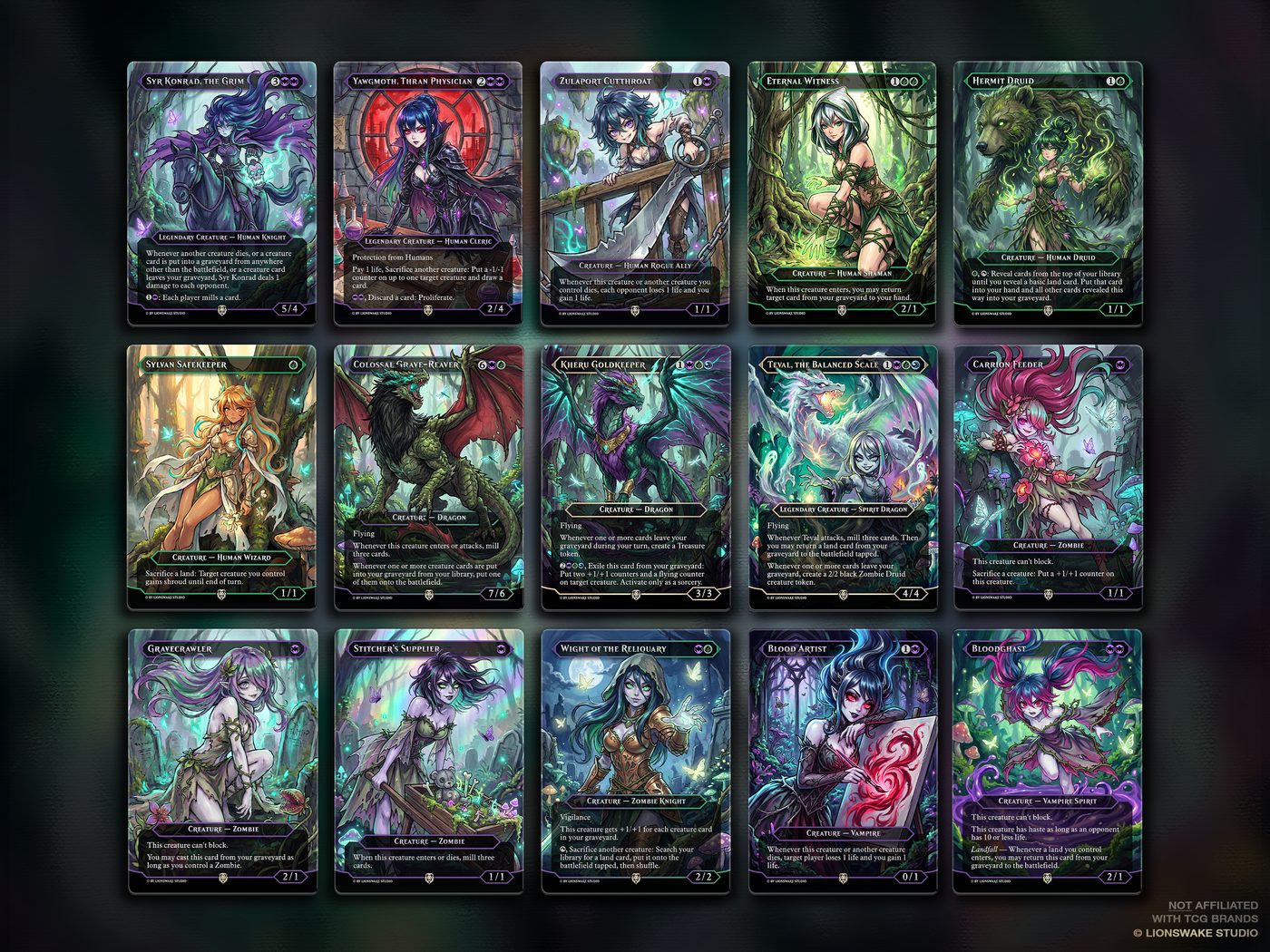 Teval Reanimator Commander Deck — original artwork, view 6