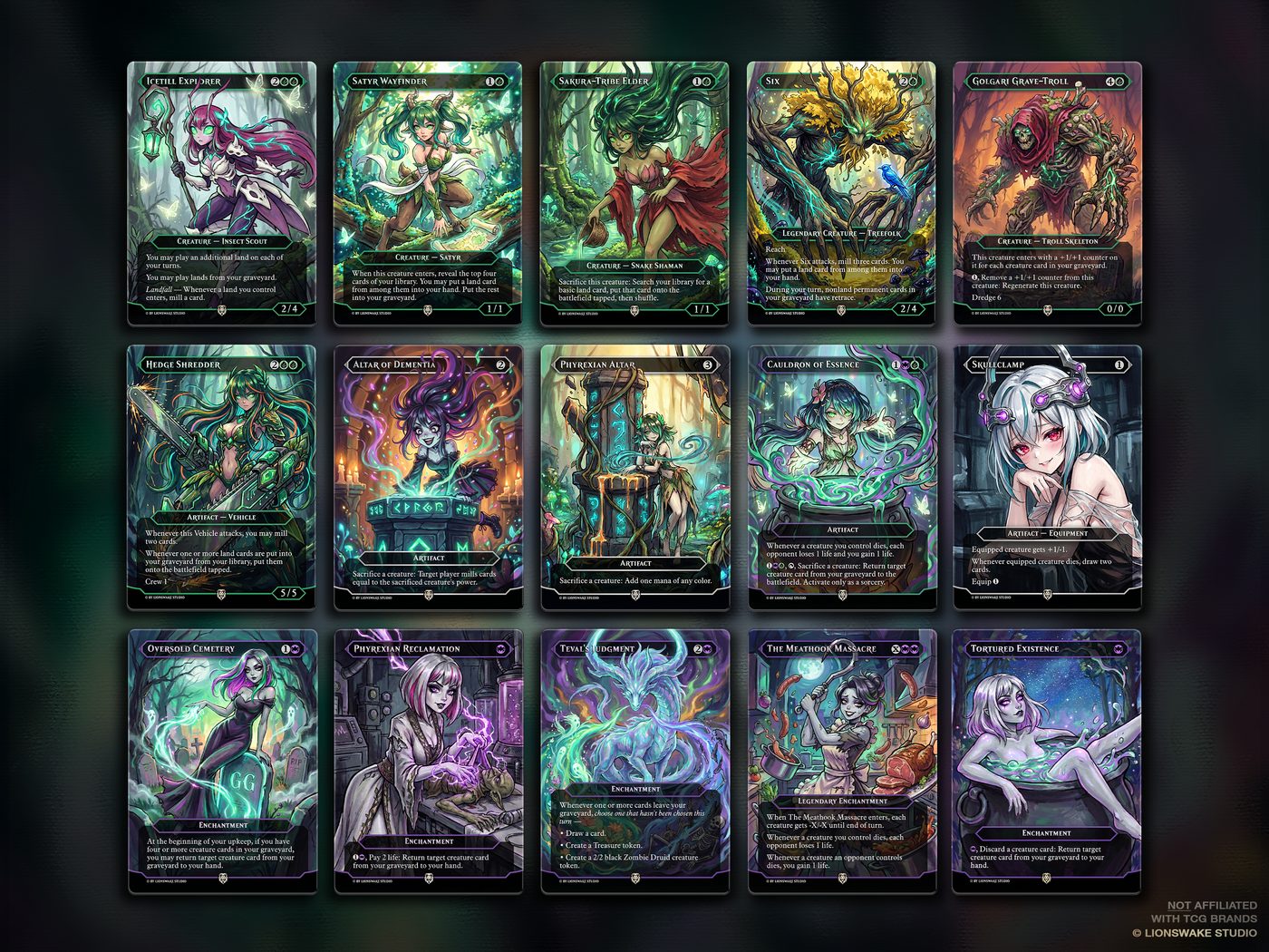 Teval Reanimator Commander Deck — original artwork, view 8