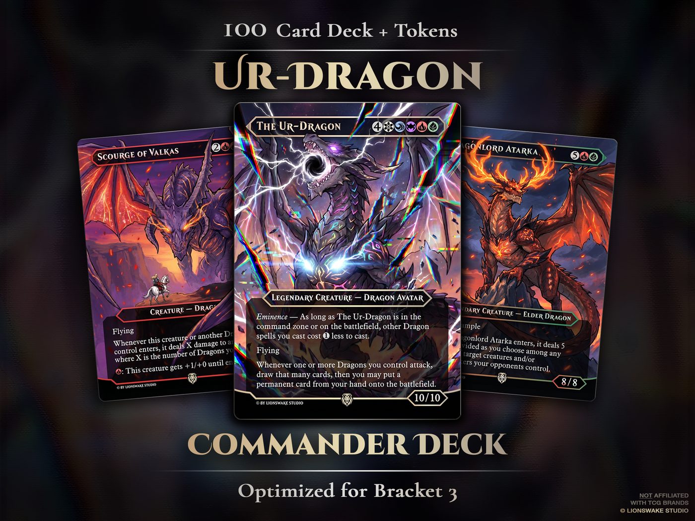 The Ur-Dragon Commander Deck — custom original card art