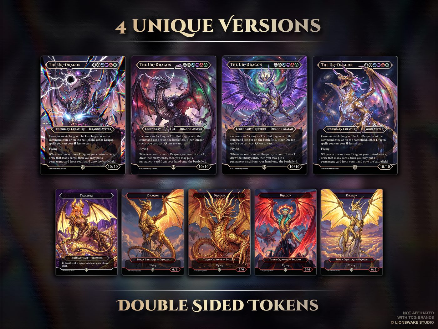 The Ur-Dragon Commander Deck — original artwork, view 2
