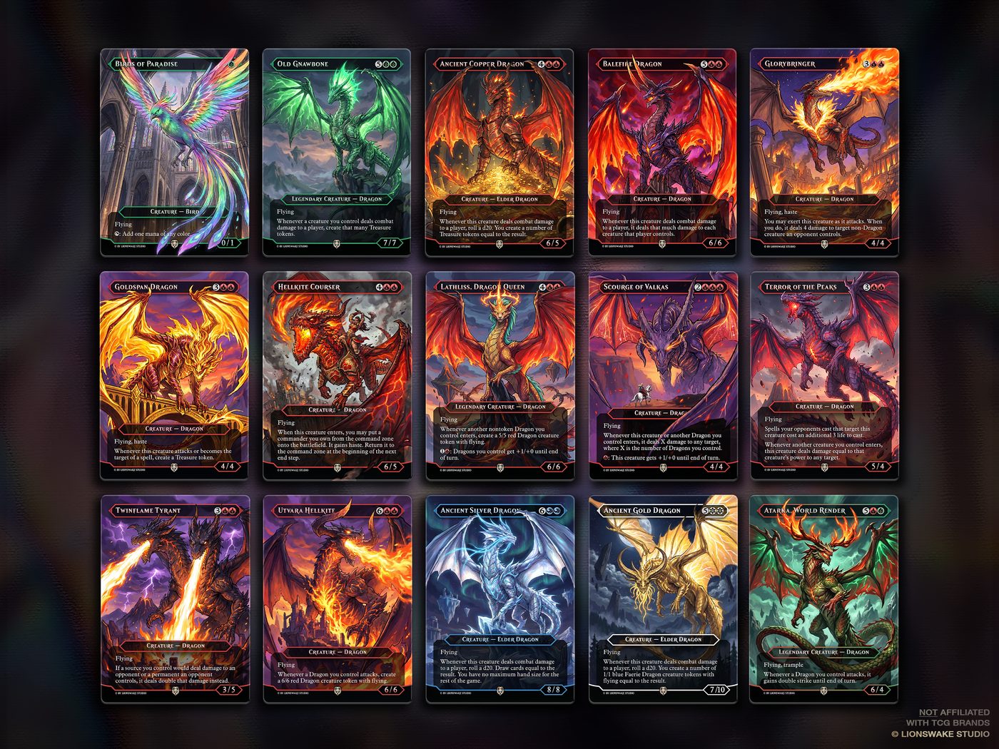 The Ur-Dragon Commander Deck — original artwork, view 6