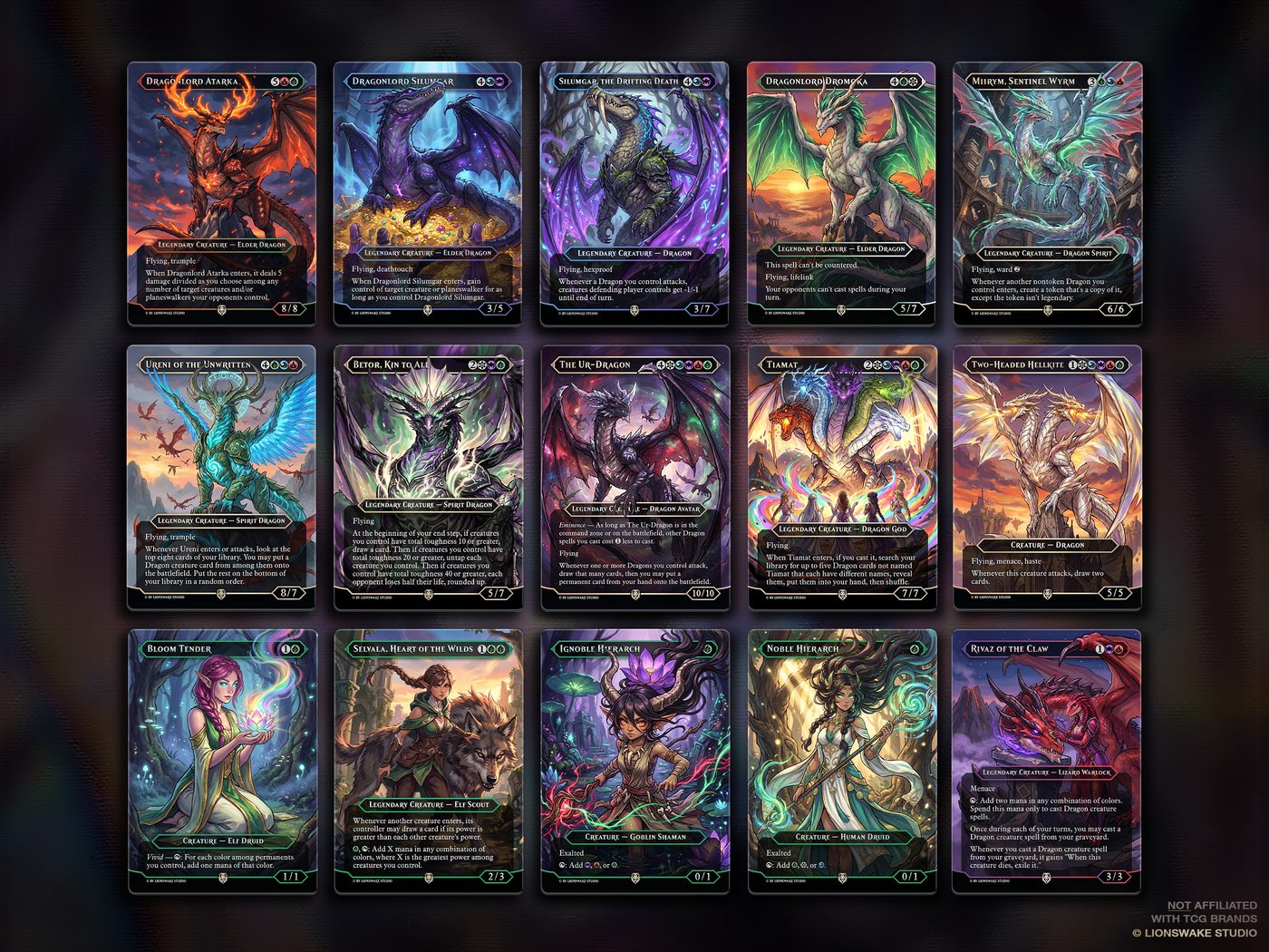 The Ur-Dragon Commander Deck — original artwork, view 7